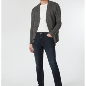 Pantaloni De Barbati AlbastruMarin Straight Fit 044 KARL